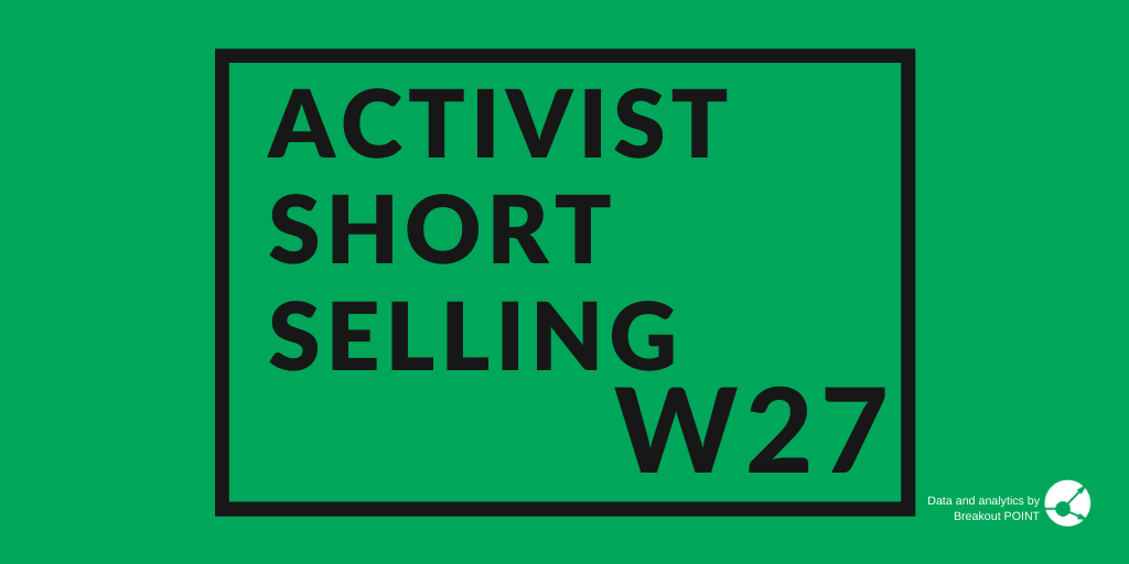 Activist Short Selling in W27